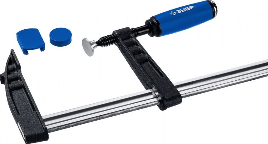 Струбцина F-образная ЗУБР ПС-100/12 тип F 1000/120 мм, [32155-120-1000_z01]