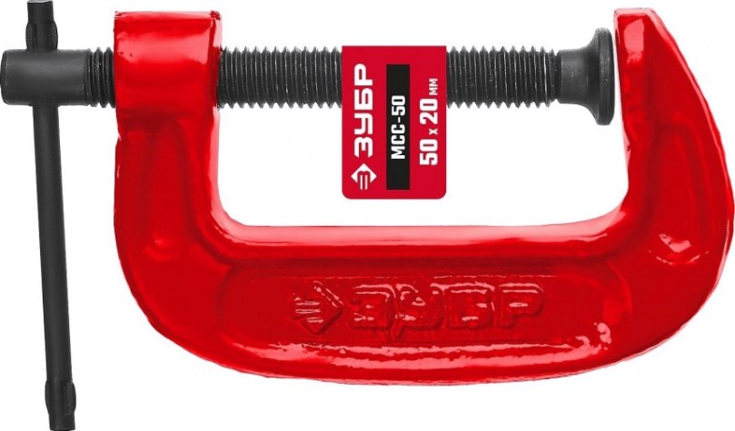 Струбцина G-образная ЗУБР МСС-50 тип G 50 мм, [32244-050]