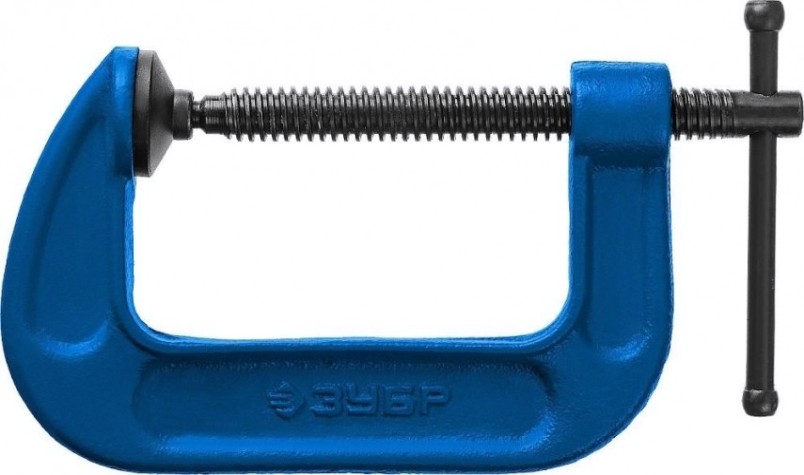 Струбцина G-образная ЗУБР ПСС-80 тип G 75 мм,