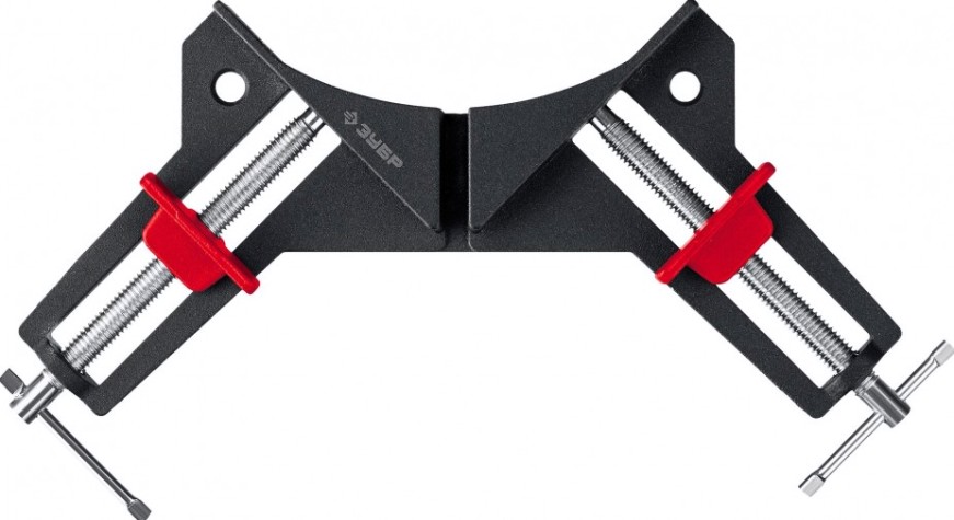 Струбцина угловая ЗУБР У-90 алюминиевая 2х73 мм [32219]