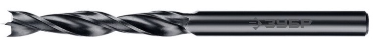 Сверло по дереву ЗУБР ПРОФЕССИОНАЛ d 6x90/50мм, спиральное м-образная заточка [29421-090-06_z01]