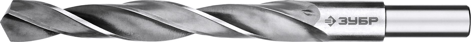Сверло по металлу ЗУБР ПРОФЕССИОНАЛ 19.0х198мм, проточенный хвотосвик, сталь р6м5, кла [29621-19]