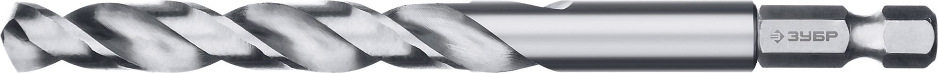 Сверло по металлу ЗУБР ПРОФЕССИОНАЛ 8.0х117мм, с шестигранным хвостовиком, сталь р6м5, [29623-8]