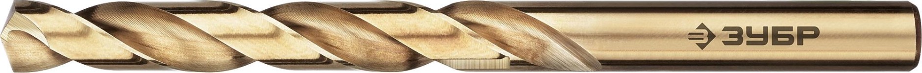 Сверло по металлу ЗУБР ПРОФЕССИОНАЛ кобальт 10.0х133мм, сталь р6м5, класс а [29626-10]