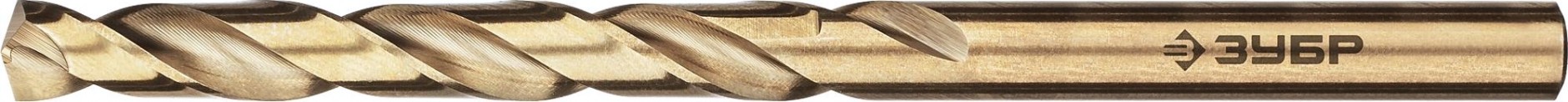 Сверло по металлу ЗУБР ПРОФЕССИОНАЛ кобальт 5.0х86мм, сталь р6м5, класс а [29626-5]
