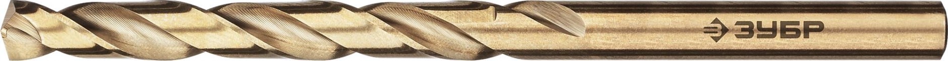 Сверло по металлу ЗУБР ПРОФЕССИОНАЛ кобальт 7.5х117мм, сталь р6м5, класс а [29626-7.5]