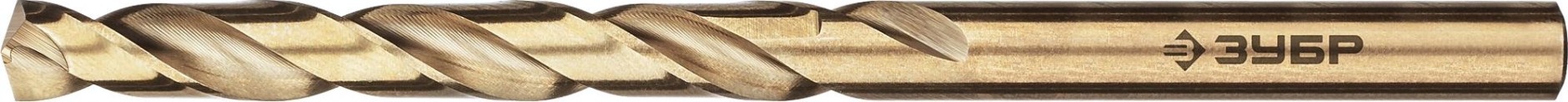 Сверло по металлу ЗУБР ПРОФЕССИОНАЛ кобальт 8.0х117мм, сталь р6м5, класс а [29626-8]
