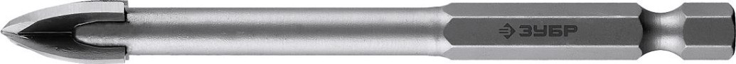 Сверло по стеклу и керамике ЗУБР 6 мм 29845-06_z01 [29845-06_z01]