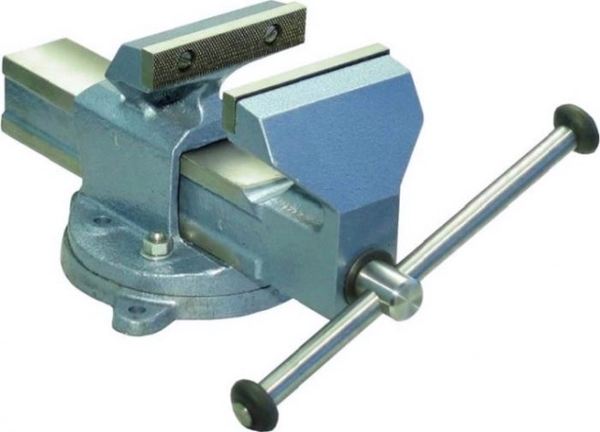 Тиски слесарные Глазов ТСМ-160 поворотные, сталь [ТСМ-160]