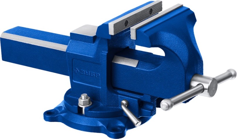 Тиски ЗУБР 150мм быстрозажимные слесарные [32707-150]