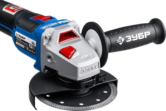 Угловая шлифмашина аккумуляторная ЗУБР AB-125-42 Профессионал