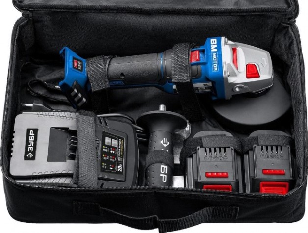 Угловая шлифмашина аккумуляторная ЗУБР AB-125-42 Профессионал