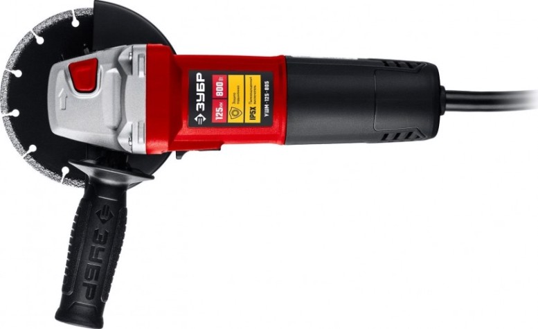 Угловая шлифмашина сетевая ЗУБР УШМ-125-805