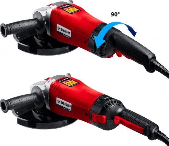 Угловая шлифмашина сетевая ЗУБР УШМ-230-2605 П