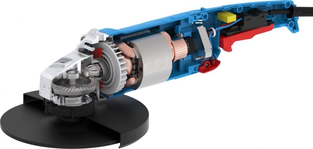 Угловая шлифмашина сетевая ЗУБР УШМ-П230-2200 П Профессионал