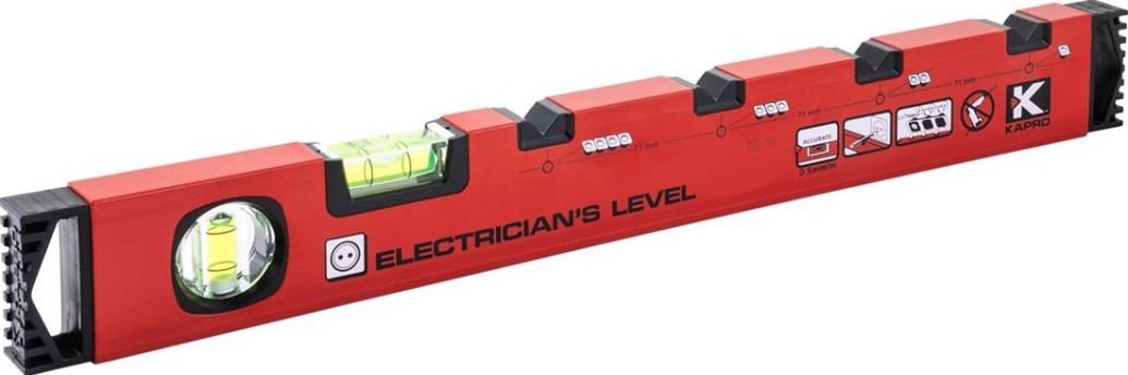 Уровень строительный KAPRO 783-120 120 см, для электромонтажных работ