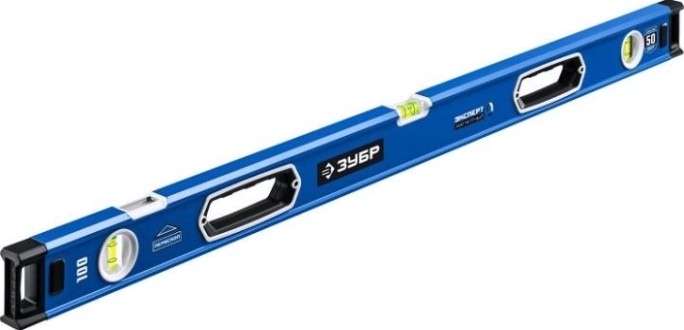 Уровень строительный ЗУБР Эксперт магнитный 1000 мм с зеркальным глазком [34572-100]