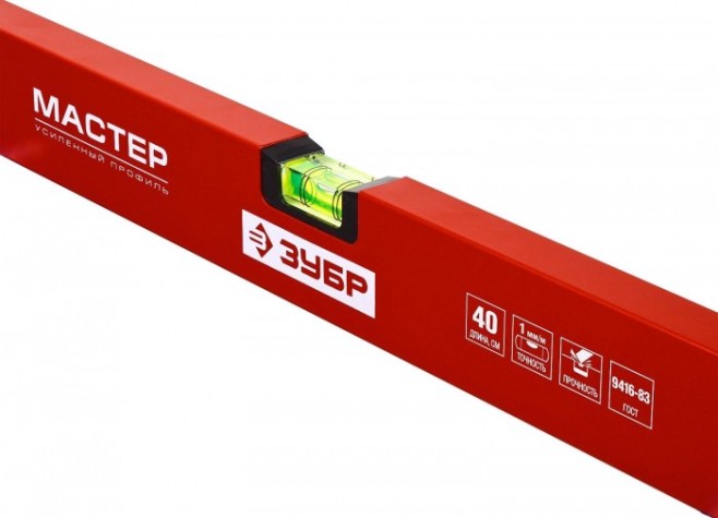 Уровень строительный ЗУБР коробчатый 40 см [34584-040]