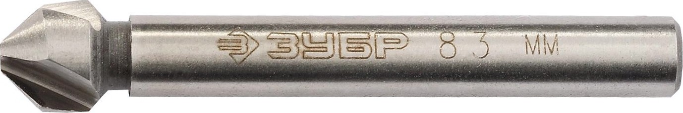 Зенкер ЗУБР ЭКСПЕРТ d 8,3x50мм, конусный, для раззенковки м4 [29730-4]